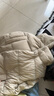 坦博爾羽絨服馬甲女立領(lǐng)寬松短款外搭羽絨背心外套TD336006 奶茶棕 165  曬單實(shí)拍圖