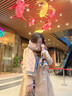 GIAVENTOLA圍巾女秋冬季2025新款圍脖女披肩加厚保暖輕奢生日禮物送女友老婆 粉色【精致禮盒裝】 曬單實(shí)拍圖
