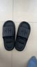 人本涼拖鞋男地板拖鞋女情侶居家浴室漏水速干拖鞋tx20001 黑色 44-45 曬單實(shí)拍圖