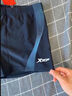 特步泳褲男款2025新款平角速干專(zhuān)業(yè)游泳褲成人青少年游泳裝備全套 黑藍流線(xiàn)【平角褲】 2XL 【建議體重140-160斤】 曬單實(shí)拍圖