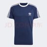 阿迪達(dá)斯 （adidas）三葉草 男子3-STRIPES TEE運(yùn)動(dòng) 短袖上衣IA4850 A/L碼 曬單實(shí)拍圖