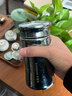 水宜生純鈦保溫杯女士抑菌保鮮雙層燜茶鈦杯男高檔送禮隨行小巧便攜水杯 冰晶藍280ml 曬單實(shí)拍圖