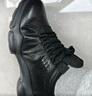百麗厚底增高健步鞋男25秋新抓紋牛皮戶(hù)外休閑運動(dòng)鞋A2215CM5預售 黑色 43 (265mm) 曬單實(shí)拍圖