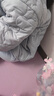 Hello Kitty女童外套秋冬裝洋氣兒童休閑棉服大童保暖棉襖外穿G055霧藍色150 曬單實(shí)拍圖