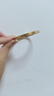 六福珠寶 一生一世黃金手鐲光影金足金禮物 計價(jià) 58mm-約13.14克 曬單實(shí)拍圖