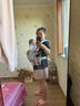 ERGObaby二狗背帶嬰兒抱娃神器四季透氣外出旅行遛娃神器breeze解放雙手 Deluxe寧靜藍+口水巾 曬單實(shí)拍圖