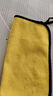 汽車(chē)用品養護速干鹿皮吸水毛巾加厚貓咪洗澡吸水毛巾洗車(chē)毛巾 汽車(chē)油膜-毛巾30*30-黃灰色1個(gè)裝 加大加厚 曬單實(shí)拍圖