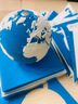 紙志地球日歷2026年地球儀紙雕模型3d立體便簽手撕創(chuàng  )意珠峰臺歷送禮物 2026年地球日歷藍色【送防塵罩】 曬單實(shí)拍圖