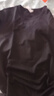 蕉內熱皮保暖內衣女士打底衫圓領(lǐng)美體肌底衣棉感發(fā)熱秋衣保暖衣 【圓領(lǐng)】黑色 L 曬單實(shí)拍圖