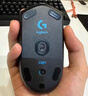 羅技（G）G304 LIGHTSPEED無(wú)線(xiàn)游戲鼠標電競FPS吃雞專(zhuān)用輕量化便攜G102的無(wú)線(xiàn)版宏編程絕地求生FPS英雄聯(lián)盟 G304黑色+鼠標墊+腳貼 曬單實(shí)拍圖
