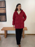 波司登（BOSIDENG）25新款羽絨服女中款連帽加厚90絨商場(chǎng)同款休閑百搭外套B250245122 醇酒紅|1856-趨勢推薦 S 160/84A 體重約110-130斤 曬單實(shí)拍圖