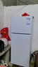 TCL 116升二級能效雙開門兩門二門養(yǎng)鮮冰箱小戶型小型家用節(jié)能電冰箱租房國家補(bǔ)貼118升級款R116L5-B 曬單實(shí)拍圖