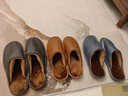 啄木鳥(niǎo)新款頭層牛皮棉拖鞋家居秋冬季真皮拖鞋男女居家用室內防滑 618【咖啡】 26適合37-38碼(內長(cháng)24厘米) 曬單實(shí)拍圖