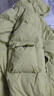 威爾貝魯（WELLBER）男女兒童羽絨服加厚棉服外套寶寶白鴨絨面包服25冬新款原野綠100 曬單實(shí)拍圖