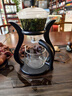 津盼玻璃自動(dòng)茶具套裝懶人磁吸功夫茶壺茶杯泡茶神器三件套輕奢高檔 宮燈磁吸茶具套裝 曬單實(shí)拍圖