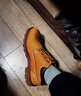添柏嵐（Timberland）踢不爛男鞋大黃靴戶(hù)外防潑水防污偏大|A1P3L A1P3LW/小麥色 TB1 僅批次不同 42 曬單實(shí)拍圖