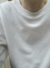 優(yōu)衣庫男女裝大師T AIRism寬松圓領(lǐng)T恤五分袖短袖475355 465185 475355/00白色 M /170/92A 曬單實(shí)拍圖