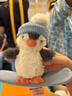 Jellycat花生企鵝雪板裝毛絨玩具安撫公仔禮物2025圣誕新品送禮生日禮物 灰色 Small 曬單實(shí)拍圖