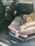 貝倍適（BAYBETSS）兒童安全座椅汽車(chē)用0-4-12歲寶寶360度旋轉嬰兒車(chē)載坐椅ISOFIX 米灰色【遮陽(yáng)棚+上拉帶+側保護】 曬單實(shí)拍圖