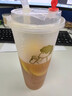 沉弗奶茶杯一次性帶蓋杯子商用喜茶奶昔飲料果汁杯防漏打包外賣(mài)注塑杯  700ml15g金色男孩+透明蓋  50個(gè) 曬單實(shí)拍圖