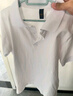 羅蒙男童短袖polo衫校園服飾春夏新款T恤女童班服 白色短袖POLO衫 160 曬單實(shí)拍圖