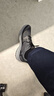 斯凱奇（Skechers）男鞋跑鞋透氣網(wǎng)面跑步鞋舒適緩震回彈休閑運動(dòng)鞋 BKGY黑灰 41 曬單實(shí)拍圖