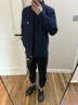 唐獅（TonLion）鞋子男鞋2025秋冬季英倫風(fēng)休閑皮鞋男士增高運動(dòng)潮板鞋 黑色42 曬單實(shí)拍圖