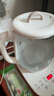 九陽(yáng)（Joyoung）養生壺 1.5L煮茶器電熱燒水壺開(kāi)水壺 0膠水保溫煮茶器玻璃花茶壺WY125 曬單實(shí)拍圖