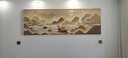 奧瀚迎客松輕奢客廳裝飾畫(huà)led帶燈沙發(fā)背景墻掛畫(huà)簡(jiǎn)約現代高級感壁畫(huà) Z7194-福鹿雙臨 40*40/90*30/40*40總長(cháng)1.3 靚麗晶瓷+加厚鋁合金金框 曬單實(shí)拍圖