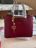 喵小姐紅色新娘結婚包媽媽款包包女2025最新款斜挎手提包生日禮物送老婆 酒紅色(高檔婚包日?？捎脣寢尠? 曬單實(shí)拍圖