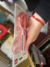 得力（deli）兒童剪刀學生小剪刀安全手工DIY剪紙刀剪子 卡通鯊魚小學生幼兒 粉色6085 曬單實拍圖