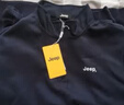 吉普（JEEP）衛衣男秋冬季寬松立領(lǐng)長(cháng)袖T恤男士重磅潮流衣服男裝 藏青 2XL 曬單實(shí)拍圖