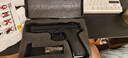 aqk1911成人玩具槍鋁合金bb全金屬手槍黃河牌發(fā)射器打氣球的搶彈 正版8.0加強版珀萊它 墨色 曬單實(shí)拍圖