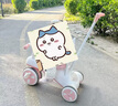 ANGI BABY兒童三輪車(chē)兒童腳踏車(chē)寶寶三輪車(chē)帶剎車(chē)手推車(chē)輕便遛娃神器 【旗艦款】 公主粉 六一兒童節禮物兒童三輪車(chē)手推車(chē) 曬單實(shí)拍圖