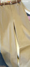 黛姿茹天絲棉闊腿休閑褲女春季2026新款高腰褲子女小個(gè)子九分窄版直筒褲 【天絲棉-加絨款】卡其色/長(cháng)褲 加厚 -送腰帶 XL (29) 【推薦115-125斤】 曬單實(shí)拍圖