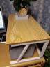 京焱 打印机置物架 电脑桌面架子 办公室多功能收纳架 复印机厨房支架 标准加宽款 木色 实拍图