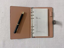 嘉然恒 筆記本本子A6新款搭扣商務(wù)可拆卸活頁(yè)記事本工作辦公會(huì )議記錄本簡(jiǎn)約創(chuàng  )意皮面手賬本定制logo 棕色 曬單實(shí)拍圖