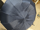 收米（ShouMi）全自動(dòng)雨傘晴雨兩用傘加固折疊抗風(fēng)遮陽(yáng)傘太陽(yáng)傘24骨男女雙人雨傘 霧霾藍 24骨 自動(dòng)雨傘 曬單實(shí)拍圖