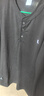 皮爾卡丹（pierre cardin）中國風(fēng)亨利領(lǐng)長(cháng)袖t恤男士春秋季休閑冬季衛衣成熟穩重打底POLO領(lǐng) 黑色 常規 2XL 135-150斤左右 曬單實(shí)拍圖