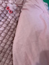 朵朵·可可雙面絨提花冬家居服套裝 防風(fēng)小立領(lǐng) 創(chuàng  )意兔子毛球對扣 暗粉 S (155) 曬單實(shí)拍圖