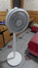 美的（Midea）【暴風(fēng)循環(huán)】空氣循環(huán)扇大風(fēng)量搖頭電風(fēng)扇家用臺式落地扇輕音臥室節能小風(fēng)扇柔風(fēng)輕羽扇 FGA24TQ 曬單實(shí)拍圖