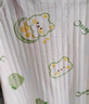 愛(ài)貝迪拉（AIBEDILA）短袖夏裝連體衣嬰兒衣服夏季薄款新生嬰幼兒睡衣外出男女寶寶空調 長(cháng)袖-青桔小熊(無(wú)骨小晾衣) 73cm 曬單實(shí)拍圖