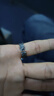 中國黃金（CHINA GOLD）S925銀錘紋復(fù)古戒指男款潮開口個性指環(huán)情人節(jié)生日禮物送男友老公 【今/次日達(dá)】錘紋復(fù)古戒指 曬單實(shí)拍圖