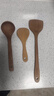 美廚（maxcook）木炒鏟鍋鏟木湯勺木飯勺鍋鏟 木鏟 不粘鍋鏟 鏟勺三件套MCCU647 曬單實(shí)拍圖