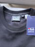 斐樂（FILA）官方男子加絨保暖衛(wèi)衣秋冬季時(shí)尚休閑簡(jiǎn)約圓領(lǐng)套頭衫長(zhǎng)袖上衣男裝 【加絨】正黑色-BK L 曬單實(shí)拍圖