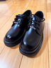 馬登德比鞋厚底增高鞋子男女休閑皮鞋真皮英倫風(fēng)大頭高幫百搭馬丁靴 亮面黑 （偏大一碼&5cm增高/百搭）80%用戶(hù)選擇 43 男碼 曬單實(shí)拍圖
