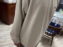 AEMAPE/美國蘋(píng)果 長(cháng)袖T恤男士季2026春秋季新款內搭半高領(lǐng)打底衫衣服 米杏色 XL 曬單實(shí)拍圖
