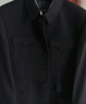稻草人老人中山裝男春秋季爸爸裝中山服休閑服裝爺爺外套雙層老式軍便裝 深藍色 76:140-160斤 曬單實(shí)拍圖