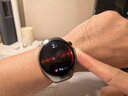 HUAWEI WATCH 5 46mm高端款航天級鈦合金表殼木星棕素皮復合表帶首創(chuàng  )X-TAP智感窗鴻蒙AI腕上小藝eSIM通信 曬單實(shí)拍圖