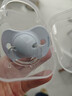 蘇維妮（suavinex）安撫奶嘴0-6-18個(gè)月以上防脹氣仿母乳新生嬰兒哄睡奶嘴甜夢(mèng)系列 【不易紅臉】藍色  0-6個(gè)月 2個(gè)裝 曬單實(shí)拍圖